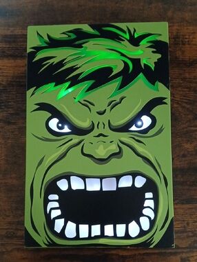 Marvel Avengers Hulk LED light-up wall art box wood 8X12